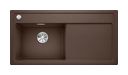 Silgranit 1 Becken  ZENAR XL 6 S Einbauspüle für 60 cm Unterschrank (Braun) (Braun)