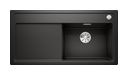 Silgranit 1 Becken  ZENAR XL 6 S Einbauspüle für 60 cm Unterschrank (Schwarz) (Schwarz)