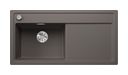 Silgranit 1 Becken  ZENAR XL 6 S Einbauspüle für 60 cm Unterschrank (Grau) (Grau)