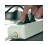 3 m Eco-Line Steckdosenleiste (Schwarz)