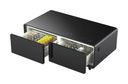 135 l Tischkühlschrank EEK: F 91 kWh Jahr  Sound & Cool (Schwarz) (Schwarz)