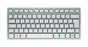 Universal Tastatur Bluetooth  KW7100 Mini BT (Mintfarbe) (Mintfarbe)