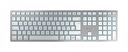 Universal Tastatur USB + Bluetooth  KW9100 Slim Mac (Silber) (Silber)
