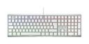 RGB-LED Gaming Tastatur USB  MX3.1 (Weiß) (Weiß)