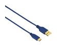 0.75m, USB2.0-C/USB2.0-A (Blau)
