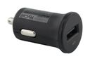 Kfz-Ladegerät  USB 1 Anschluss (Schwarz) (Schwarz)