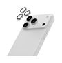 Kameraobjektivschutz Aluminium, Gehärtetes Glas 9H für  Apple iPhone 17 Pro & Pro Max Fallbeständig, Schlagfest, Kratzresistent Prime Glass (Silber)