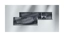 LED Büro Tastatur RF Wireless + Bluetooth 2.4 GHz  MX Mini Mechanical (Graphit) (Graphit)