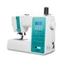LIFE® Digitale Nähmaschine SD36 (MD11881) einstellbare Stichlänge und Stichbreite, 270 Stichmuster, Integriertes Zubehörfach, 36 Watt Motorleistung (Türkis, Weiß)
