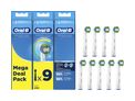 9 Stück  CrossAction Aufsteckbürsten (Weiß) (Weiß)