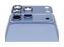 Klare Bildschirmschutzfolie Silikon Apple - iPhone 18 Pro Kratzresistent, Schockresistent Fender Kameraschutz (Blau)