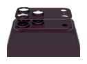 Klare Bildschirmschutzfolie Silikon Apple - iPhone 18 Pro Max Kratzresistent, Schockresistent Fender Kameraschutz (Violett)