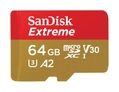 MicroSDXC Speicherkarte 64 GB Class 3 (U3) Klasse 10 Extreme A2 (Gold, Rot)