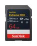 SDXC Speicherkarte 64 GB Class 3 (U3) Klasse 10 Extreme Pro (Schwarz)