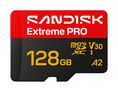 Extreme PRO microSD UHS-I (Schwarz, Rot)
