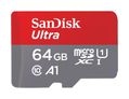 MicroSDXC Speicherkarte 64 GB Class 1 (U1) Klasse 10 Ultra A1 (Grau, Rot)