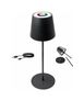 LED Warmweiß DC RGB Tischleuchte mit Touchsteuerung (Schwarz)