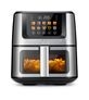 Heißluftfritteuse 7,5 l 1870 W  Air Fry & Dry XL (Schwarz, Silber) (Schwarz, Silber)