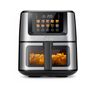 Heißluftfritteuse 7,5 l 1870 W  Air Fry & Dry XL (Schwarz, Silber) (Schwarz, Silber)