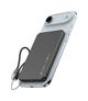 5000 mAh Powerbank USB Typ-C Kabelloses Laden  MagFix Pro (Schwarz) (Schwarz)