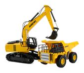 Amewi Kipper & Kettenbager 2in1 Set 1:24 RTR 6+ f&uuml;r 31,99 Euro