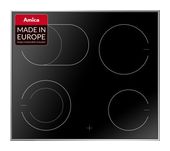 Amica 60 cm Glaskeramik Kochfeld/Herdplatte 4 Zone(n) EC742100E herdgebundenes f&uuml;r 262,96 Euro