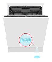 Amica 60 cm Geschirrspüler vollintegriert (ohne Front) Sehr leise 14 Maßgedecke EGSPV594300 f&uuml;r 618,00 Euro