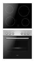 Amica Herdset normal mit 60 cm Glaskeramik Kochfeld EHC20Ex f&uuml;r 399,00 Euro