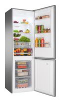 Amica 180 l / 70 l Kühl-Gefrierkombi freistehend NoFrost 219 kWh Jahr  KGC15494E (Edelstahl) f&uuml;r 432,00 Euro
