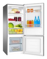 Amica 153 l / 52 l Kühl-Gefrierkombi freistehend 191 kWh Jahr  KGCL384160E (Edelstahl) f&uuml;r 379,00 Euro
