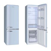 Amica 181 l / 63 l Kühl-Gefrierkombi freistehend 202 kWh Jahr  KGCR387100L (Blau) f&uuml;r 450,00 Euro
