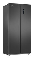 Amica Side-by-Side Kühl-/ Gefrierkombination 261 l / 169 l 285,07 kWh NoFrost 1763 mm x 839 mm  SBSN397100S (Schwarz, Edelstahl) f&uuml;r 1.339,00 Euro