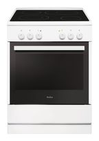 Amica Freistehender Herd Elektro normal 11 Beheizungsarten Aqualytic AutoClean mit Glaskeramik Kochfeld SHC914111W f&uuml;r 477,00 Euro