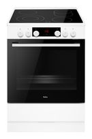Amica Freistehender Herd Elektro maxi 11 Beheizungsarten mit Glaskeramik Kochfeld SHCX913110W f&uuml;r 529,00 Euro