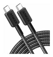Anker Stecker Rundkabel USB C auf USB C 0,9 m  322 (Schwarz) f&uuml;r 9,99 Euro