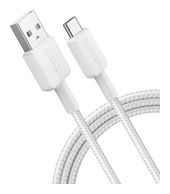 Anker 0,48 Gbit/s Stecker Rundkabel USB A auf USB C 1,8 m  322 (Weiß) f&uuml;r 14,99 Euro