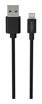 Ansmann Stecker Rundkabel Lightning auf USB A 1 m  1700-0131 (Schwarz) f&uuml;r 14,96 Euro