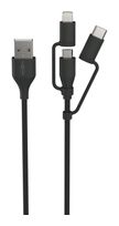 Ansmann 0,48 Gbit/s Stecker Rundkabel USB A auf Micro-USB B 1,2 m  1700-0136 (Schwarz) f&uuml;r 18,46 Euro