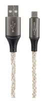 Ansmann 0,48 Gbit/s Stecker Rundkabel USB A auf USB C bis 60 W 1 m  1700-0158 (Mehrfarbig) f&uuml;r 12,99 Euro