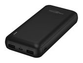 Ansmann 20000 mAh Powerbank Micro-USB + USB Type-C  PB212 (Schwarz) f&uuml;r 23,96 Euro
