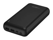 Ansmann 30000 mAh Powerbank Lightning + USB Type-C + Micro-USB  PB212 (Schwarz) f&uuml;r 32,96 Euro