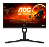 AOC Full HD Monitor 62,2 cm (24.5 Zoll) 16:9 1 ms 300 cd/m²  25G3ZM/BK (Schwarz, Rot) f&uuml;r 166,96 Euro