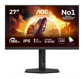 AOC Full HD Monitor 68,6 cm (27 Zoll) 16:9 1 ms 300 cd/m²  27G4X (Schwarz, Grau) f&uuml;r 153,96 Euro
