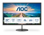 AOC 2K Ultra HD Monitor 80 cm (31.5 Zoll) 16:9 4 ms 250 cd/m²  Q32V4 (Schwarz) f&uuml;r 190,96 Euro