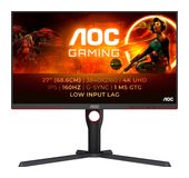 AOC 4K Ultra HD Monitor 68,6 cm (27 Zoll) 16:9 1 ms  U27G3X/BK (Schwarz, Rot) f&uuml;r 494,00 Euro
