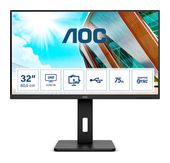 AOC 4K Ultra HD Monitor 80 cm (31.5 Zoll) 16:9 4 ms 350 cd/m²  U32P2 (Schwarz) f&uuml;r 422,00 Euro