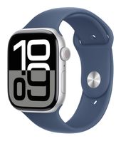 Apple Digital 46 mm M/L Smartwatch Rechteckig IP6X 36 h 326 ppi 4G  Watch Series 10 (Silber) f&uuml;r 501,00 Euro
