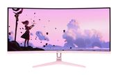 Arozzi 4K Ultra HD Monitor 86,4 cm (34 Zoll) 21:9 1 ms 350 cd/m²  Nova Curved (Pink) f&uuml;r 347,00 Euro