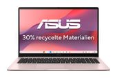 Asus Full HD Notebook 39,6 cm (15.6 Zoll) 1920 x 1080 Pixel 128 GB eMMC ChromeOS MediaTek Kompanio max. 2,6 GHz  Chromebook CM1505CM4A-S70032 (Pink) f&uuml;r 449,00 Euro