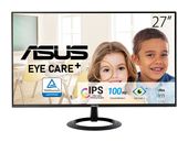 Asus Full HD Monitor 68,6 cm (27 Zoll) 16:9 1 ms 250 cd/m²  Eye Care VZ27EHF (Schwarz) f&uuml;r 130,99 Euro